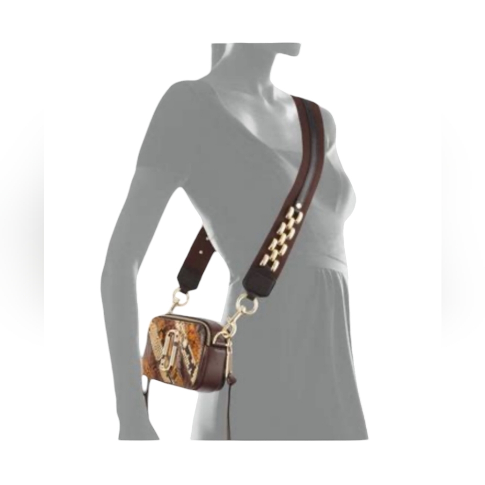 Marc Jacob's Snapshot Snake Python Crossbody Bag.… - image 1